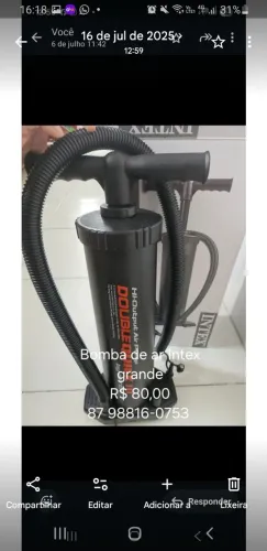 Bomba de ar grande