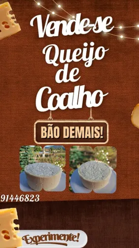 Vende-se queijo coalho