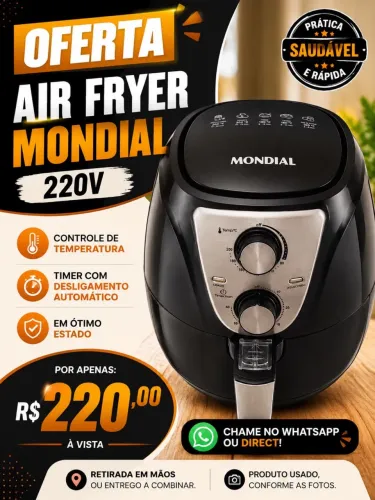 Air fryer mondial 220 v