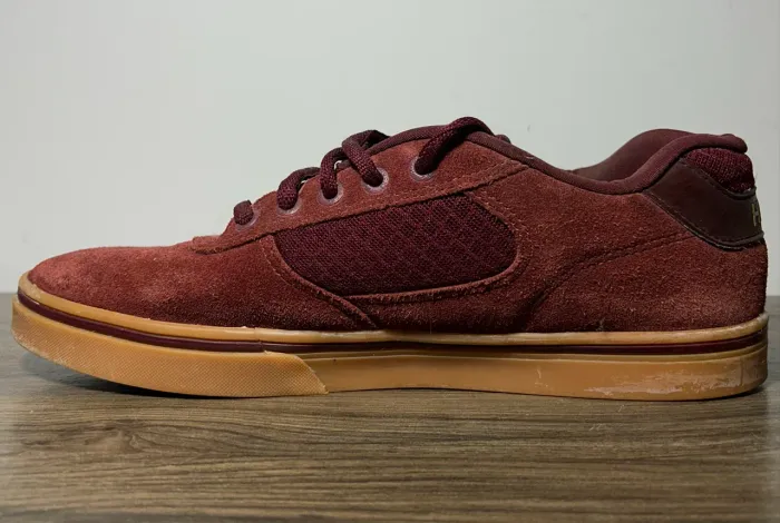 Tênis Hocks Flat Lite Vinho Camurça Original - 43 / US 11