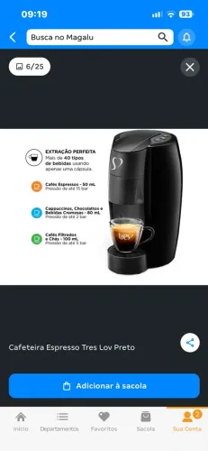Vende-se máquina de cappuccino