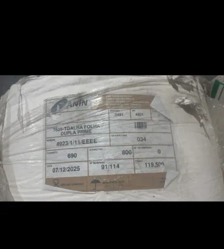 PAPEL TOALHA FOLHA DUPLA PRIME - FABRICAÇÃO ANIN.