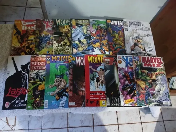wolverine - 15 gibis formato americano antigos e raros