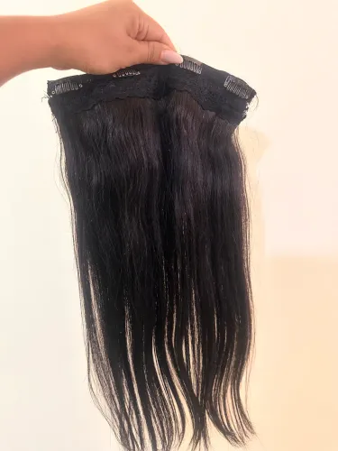 Tela cabelo humano 65 cm 100 gramas indiano