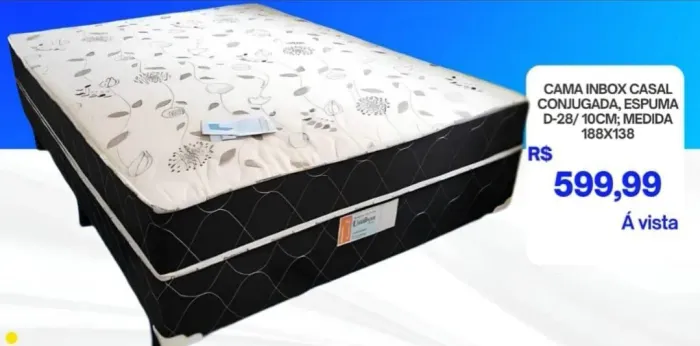 Cama box de 10 centímetros