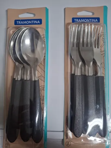 2 jogos de talheres tramontina
