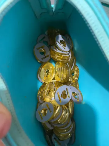 Acabamento em acrílico formato de coração ou estrela