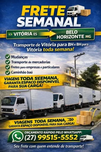 Fretes toda semana ES x MG