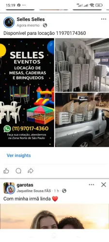 Locação mesa cadeiras e brinquedos tudo pra festa