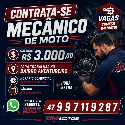 Mecânico moto pra joinville Aventureiro
