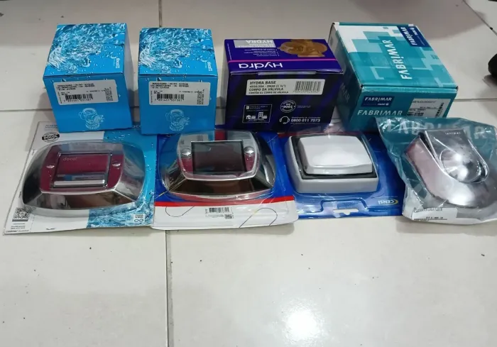 Kit 4 válvulas de descarga com acabamentos