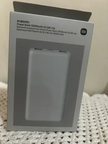 Carregador Portátil Xiaomi Power Bank 10000mAh 22.5W Lite