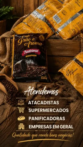 Café moído ou torrado . Atendemos comércio , empresas em geral 