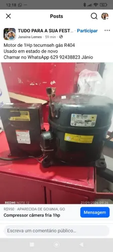 Compressor camara fria