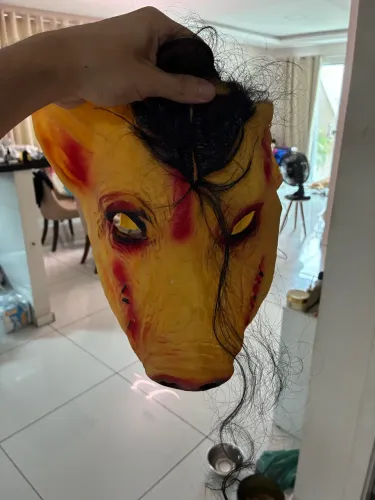 Máscara jigsaw porco haloween jogos mortais
