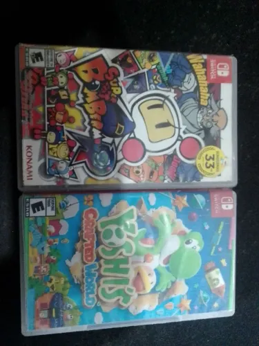 Vando cada jogo de Nintendo switch põe 200 leia o anúncio