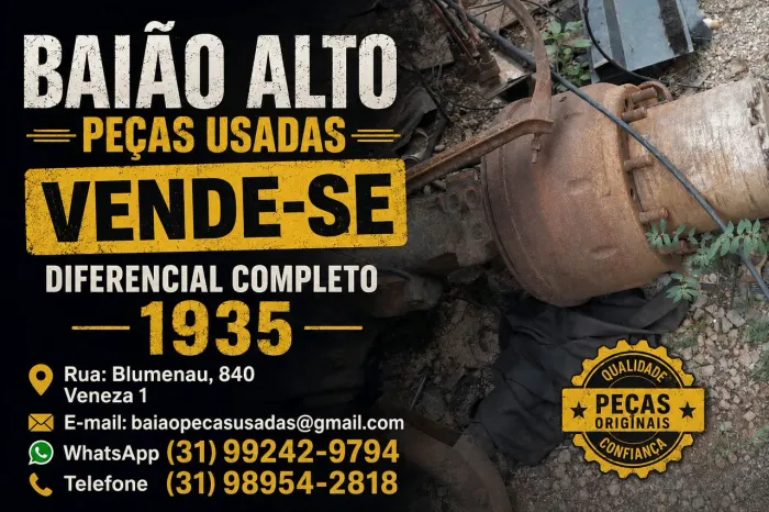 Diferencial completo 1935 já está no jeitinho de colocar no lugar 