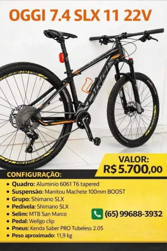 Bicicleta Oggi 7.4 SLX 11 22v