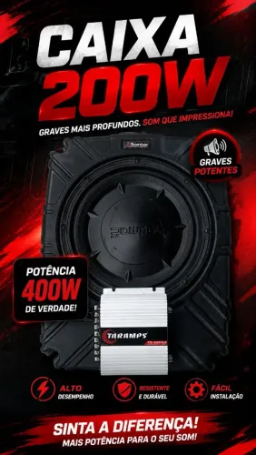 Potência + caixa selada