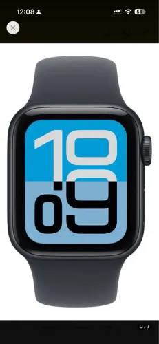 Apple Watch SE 3 GPS Caixa meia-noite de alumínio