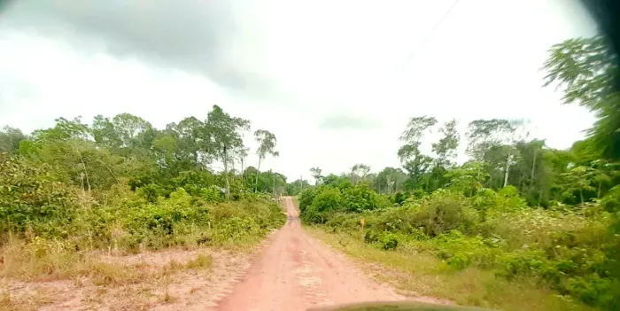 Terreno na entrada do Rio Preto da Eva total medindo 1,218