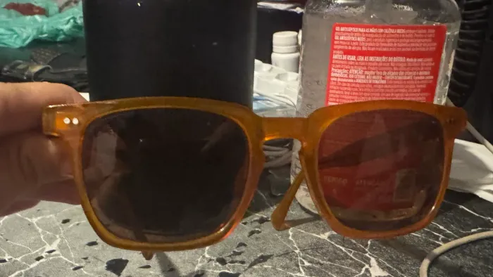Óculos de Sol Zerezes Original - Acetato Caramelo
