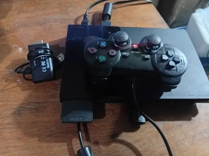 Ps2 com jogos adaptador hdmi