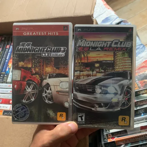 Jogos Midnight club 3 dub e LA remix originais psp PlayStation