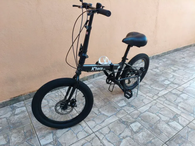 Bicicleta dobrável aro 20 seminova