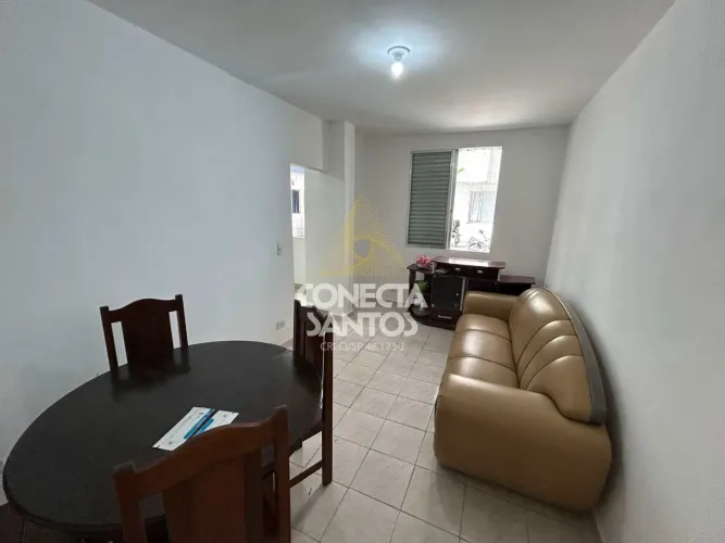 Apartamento com 1 quarto, Gonzaguinha, São Vicente - R$ 202 mil, Cod: 1990