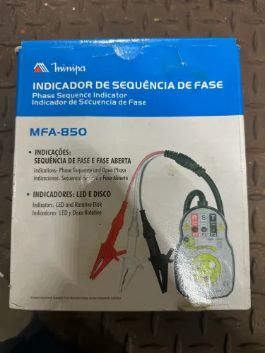 Fasímetro Minipa Mfa-850