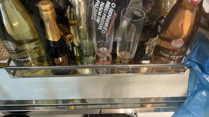 Bandeja para taças sala 
