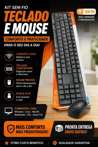 Teclado e mouse