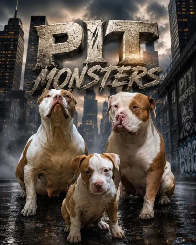 Vende-se uma fêmea de Pit monsters com pedigree vacinada e vermefugada