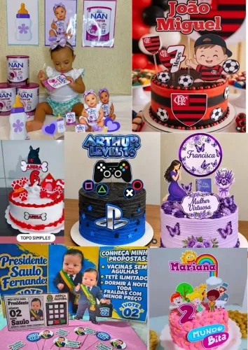 Topos de Bolo e Personalizados
