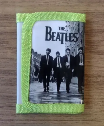 Carteira com Velcro da Banda The Beatles