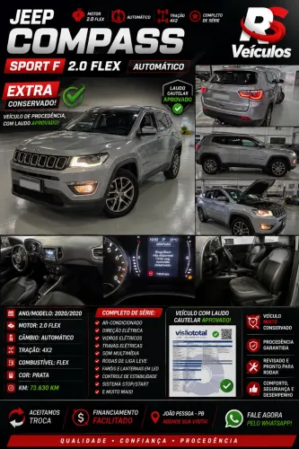 Jeep Compass Sport 2.0 4X2 Flex 16V Aut. 2020