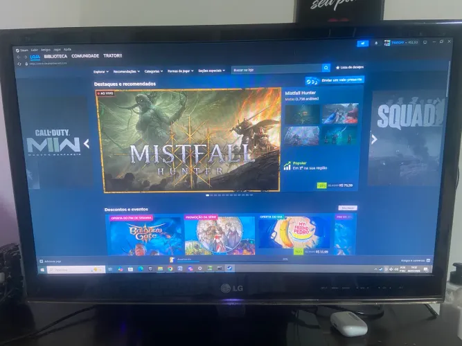 ? VENDO PC GAMER COMPLETO + MONITOR TV LG 25