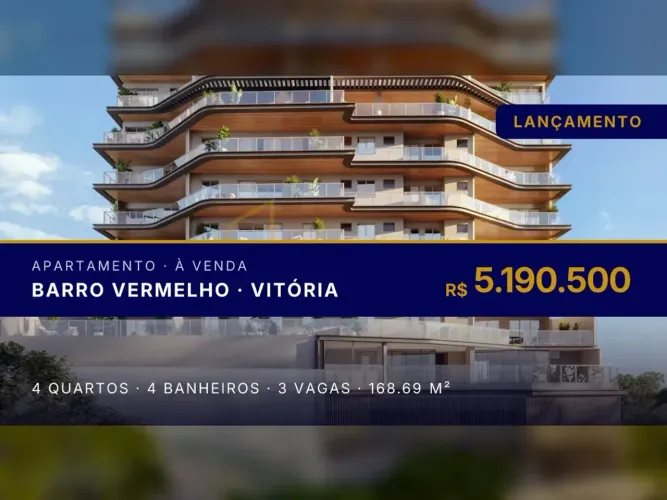 Seu novo lar em Barro Vermelho: Apartamento com varanda e vista deslumbrante