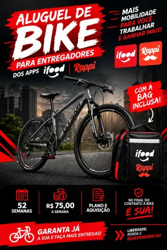 Aluguel de bikes para apps
