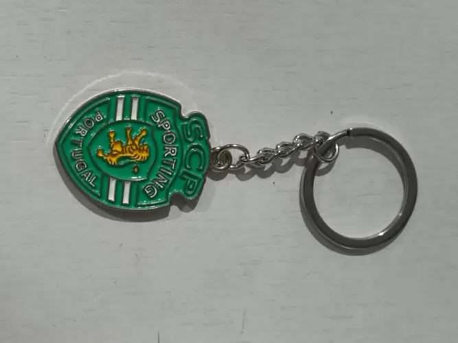 Chaveiro metal dupla face Sporting Portugal