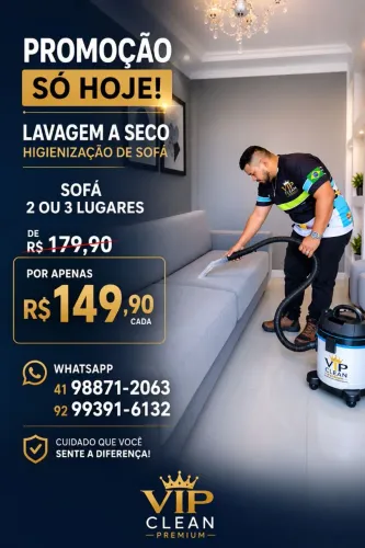 Lavagem a seco sofá 