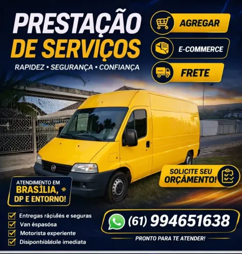 VAN DISPONIVEL PARA AGREGAR OU FRETE