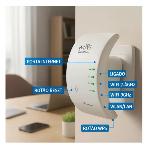 Repetidor WIFI Wireless Compacto