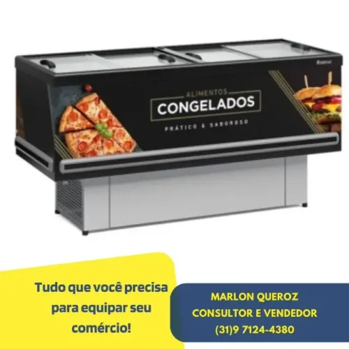 Ilha de Congelados 1,9M Gelopar Novo
