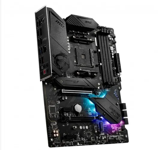 Placa-Mãe MSI MPG B550 Gaming Plus, AMD AM4, ATX, DDR4, Preto - MPG B550 GAMING PLUS