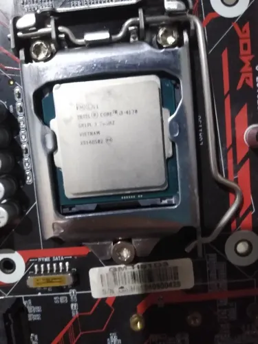 Kit placa mãe e processador i3 4170