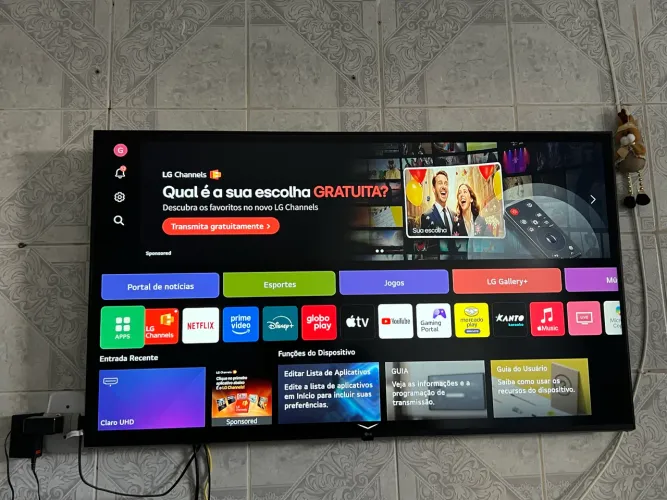 Smart TV LG 50" 4K UHD com Processador Al a5 Ger 7 HDR10 Pro webOS 24 Controle Smart