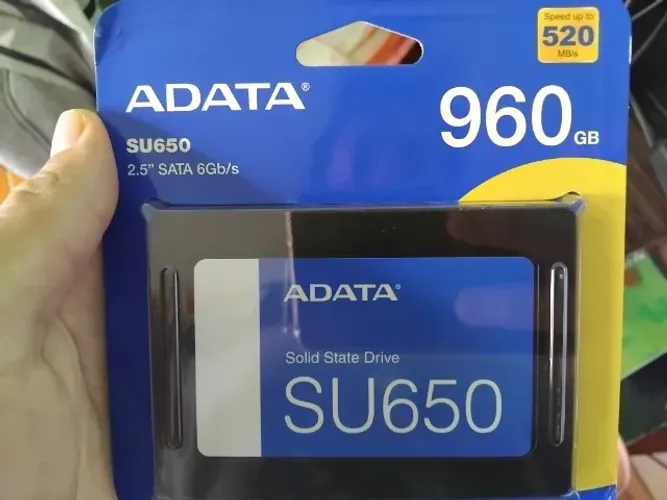 SSD Sata 960gb 2.5 Sata Su650 Adata - Novo, Lacrado e 3 anos de Garantia