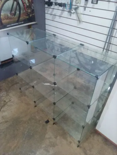 Balcão de vidro